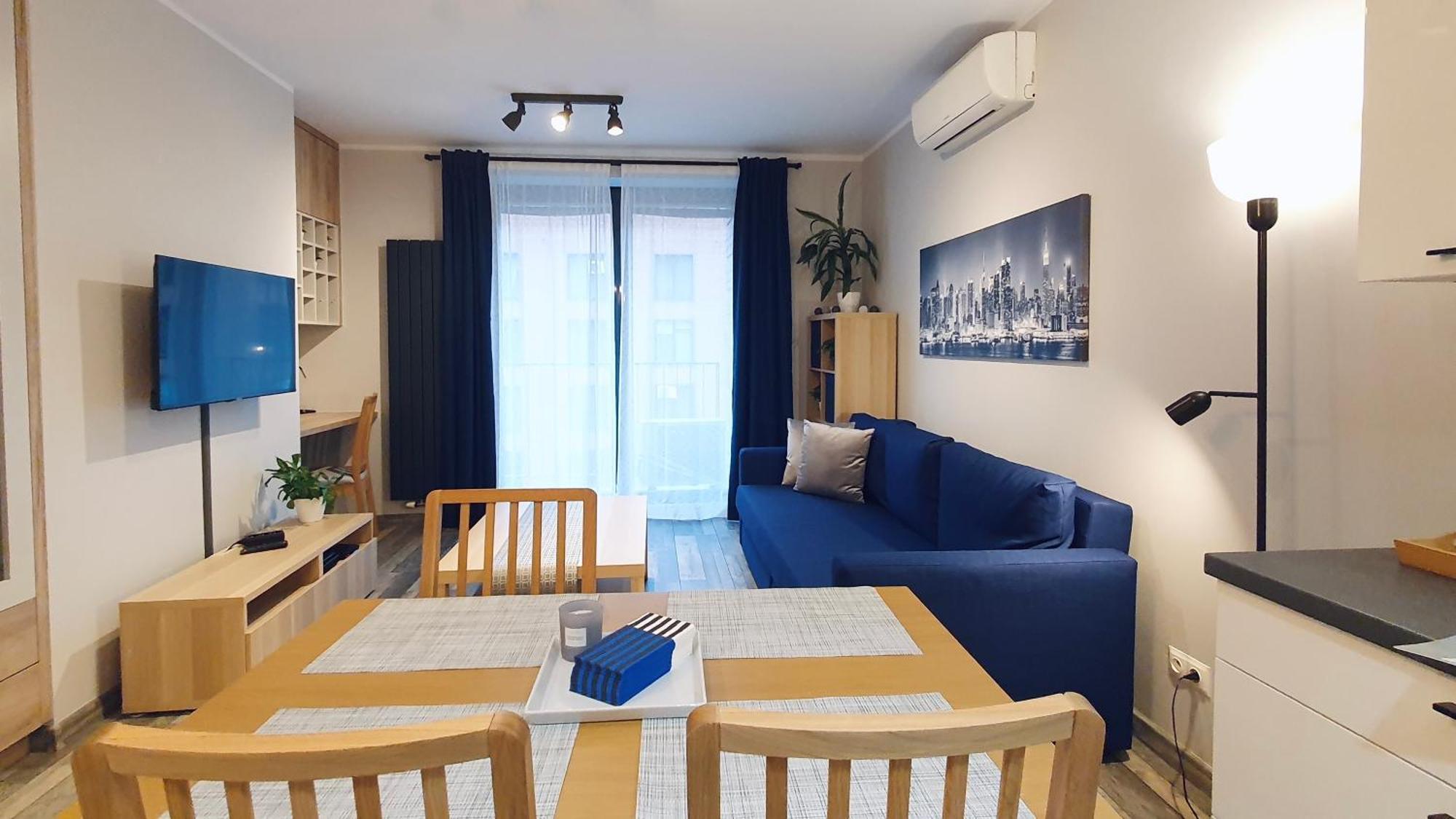 Angel Mint - Free Parking - Balcony Apartment Krakau